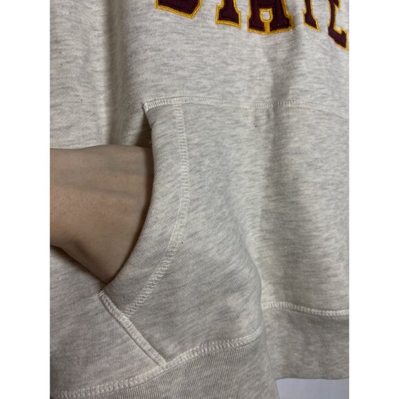 Vintage Arizona State University League Hoodie Small Gray & Maroon sz Small - Picture 6 of 15